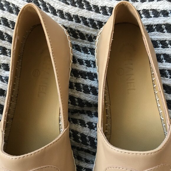 Like New Chanel Espadrilles Camel/Black Size 40 - Picture 4 of 8